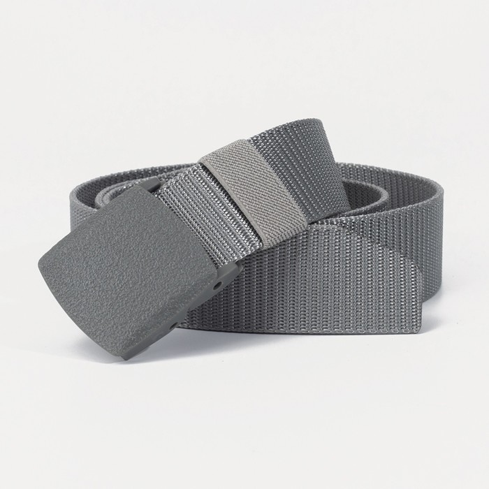 Ремень, ширина 3,8 см, пряжка пластик, цвет серый
Ремень, ширина 3,8 см, пряжка пластик, цвет серый