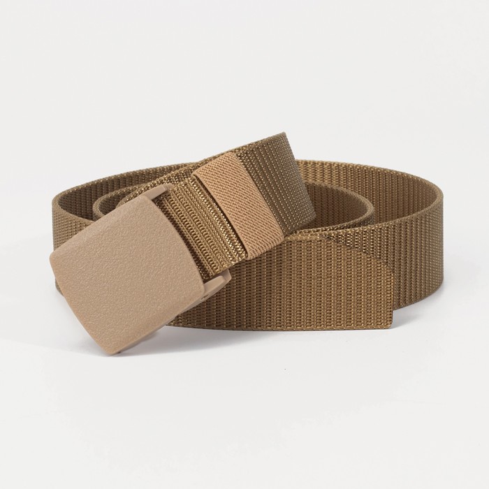 Ремень, ширина 3,8 см, пряжка пластик, цвет светло-коричневый
Ремень, ширина 3,8 см, пряжка пластик, цвет светло-коричневый