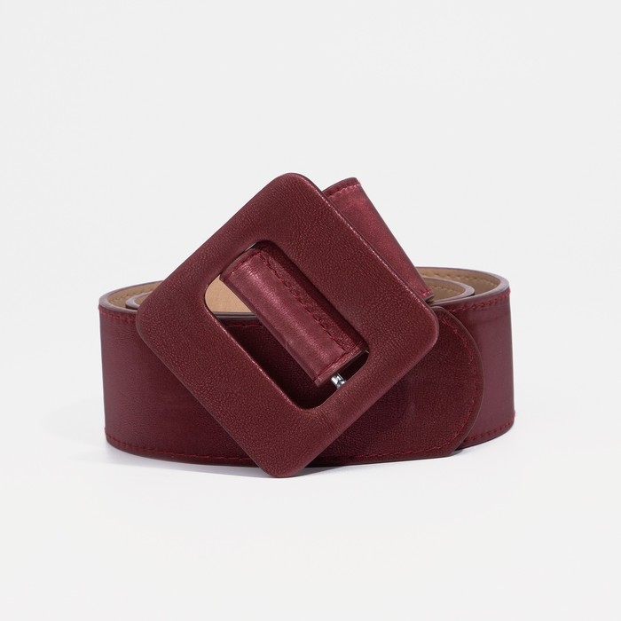 Ремень женский, ширина 7,8 гладкий, затяжка, цвет бордовый
Ремень женский, ширина 7,8 гладкий, затяжка, цвет бордовый