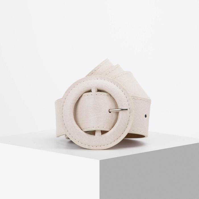 Ремень женский, ширина 4,2 см, цвет бежевый
Ремень женский, ширина 4,2 см, цвет бежевый