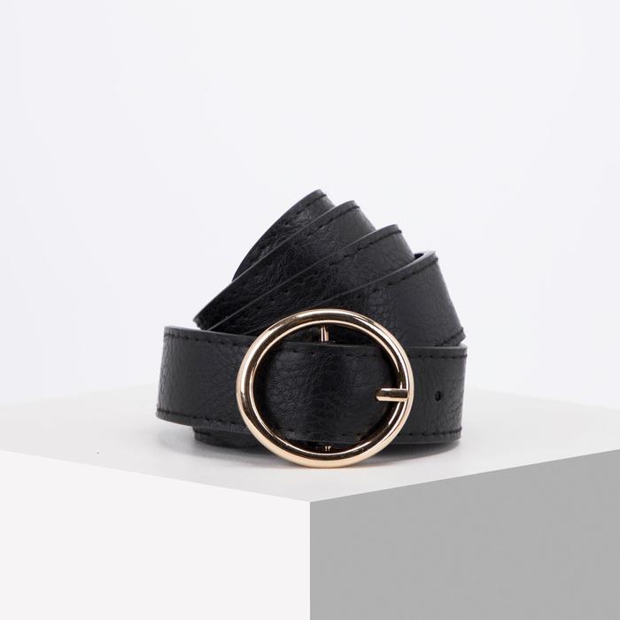 Ремень женский, ширина 2,8 см, винт, пряжка металл, цвет чёрный
Ремень женский, ширина 2,8 см, винт, пряжка металл, цвет чёрный