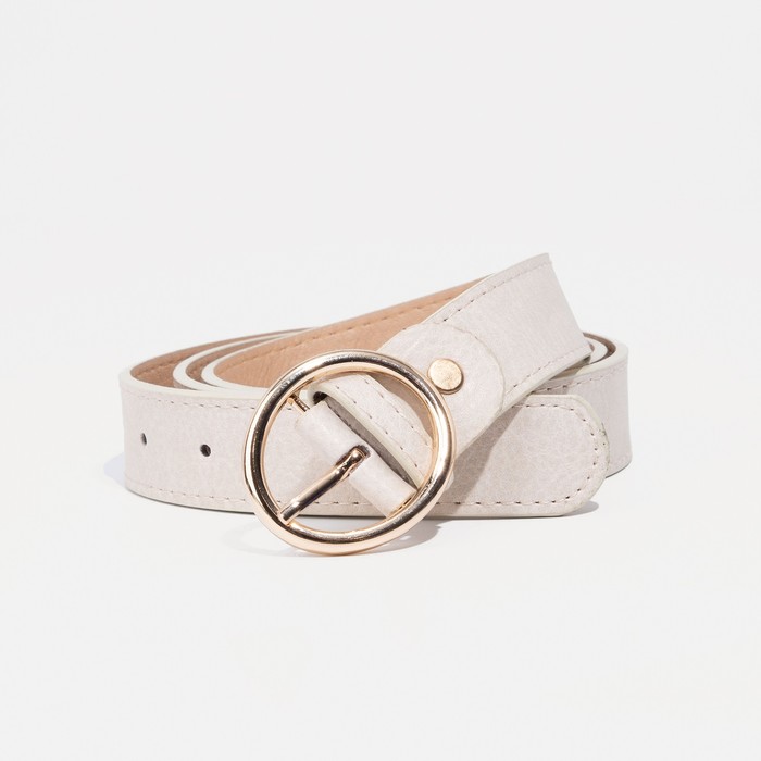 Ремень женский, ширина 2,8 см, винт, пряжка металл, цвет бежевый
Ремень женский, ширина 2,8 см, винт, пряжка металл, цвет бежевый