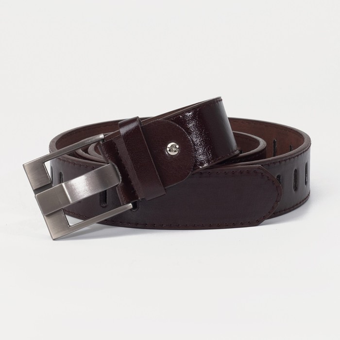 Ремень мужской, ширина 3,6 см, винт, гладкий, пряжка металл, цвет коричневый
Ремень мужской, ширина 3,6 см, винт, гладкий, пряжка металл, цвет коричневый