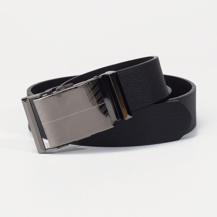 Ремень мужской, ширина 3,6 см, гладкий, автомат, цвет чёрный
Ремень мужской, ширина 3,6 см, гладкий, автомат, цвет чёрный