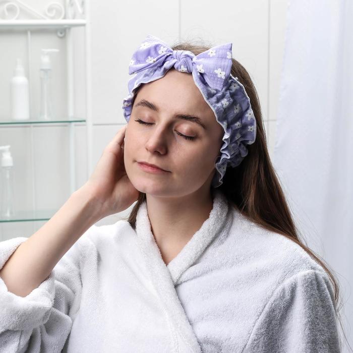 Повязка для умывания «Ромашки», цвет МИКС
Повязка для умывания «Ромашки», цвет МИКС