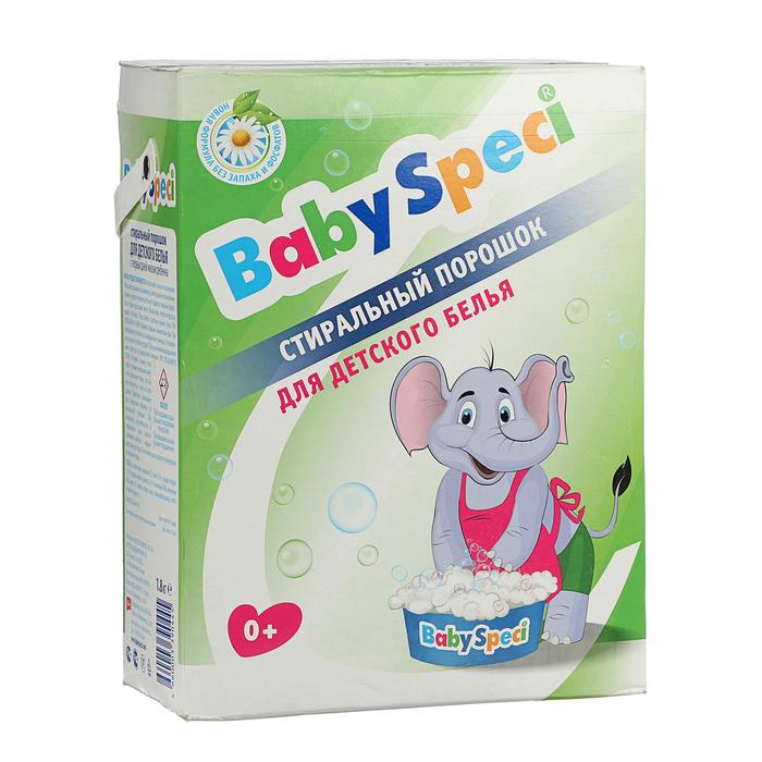 Cтиральный порошок Baby Speci, для детского белья, 1.8 кг 
Cтиральный порошок Baby Speci, для детского белья, 1.8 кг