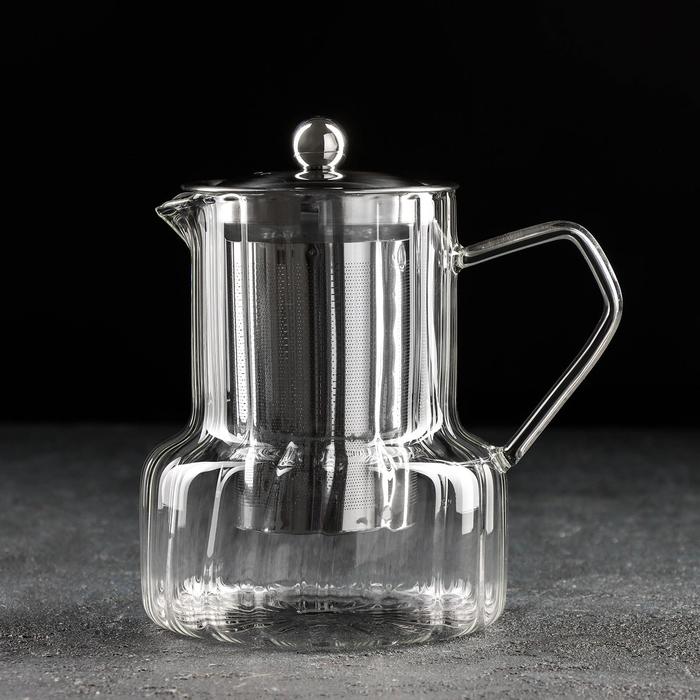 Чайник заварочный «Бингли» волна, 800 мл, 12,5×11×14,5 см, с металлическим ситом
Чайник заварочный «Бингли» волна, 800 мл, 12,5×11×14,5 см, с металлическим ситом
