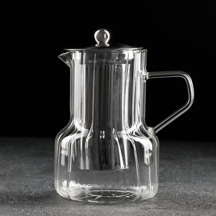 Чайник заварочный «Бингли» волна, 950 мл, 14,5×11×16 см, с металлическим ситом
Чайник заварочный «Бингли» волна, 950 мл, 14,5×11×16 см, с металлическим ситом