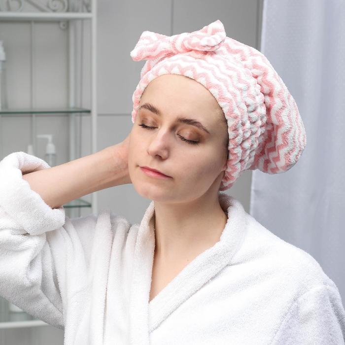 Чалма для сушки волос «Волна», микрофибра, цвет МИКС
Чалма для сушки волос «Волна», микрофибра, цвет МИКС