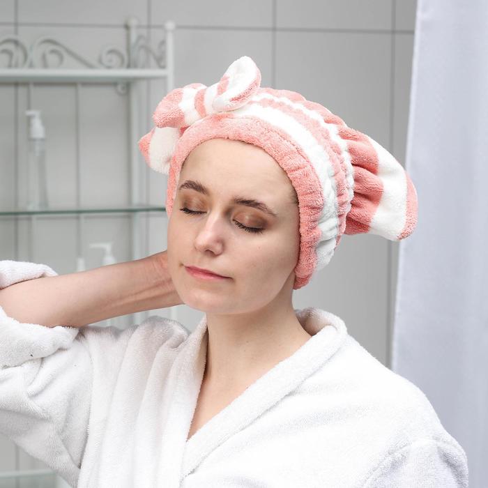 Чалма для сауны/душа «Полосочки», микрофибра, цвет МИКС
Чалма для сауны/душа «Полосочки», микрофибра, цвет МИКС