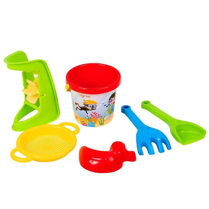 Набор для песка, 6 элементов, с мельницей и термонаклейкой
Набор для песка, 6 элементов, с мельницей и термонаклейкой