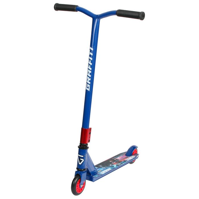 Самокат трюковый GRAFFITI, колёса PU/пластик 100 мм, ABEC 9, жёсткость 85А
Самокат трюковый GRAFFITI, колёса PU/пластик 100 мм, ABEC 9, жёсткость 85А