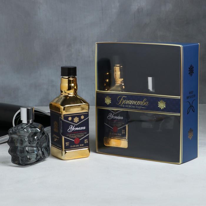 Набор "Богатства в Новом году!": гель для душа во флаконе виски 250 мл, парфюм кулак 100 мл
Набор "Богатства в Новом году!": гель для душа во флаконе виски 250 мл, парфюм кулак 100 мл