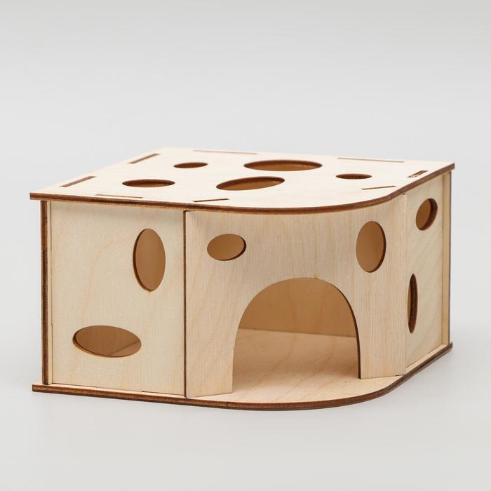 Домик для грызунов «Сыр-2», 13 х 13 х 8 см
Домик для грызунов «Сыр-2», 13 х 13 х 8 см