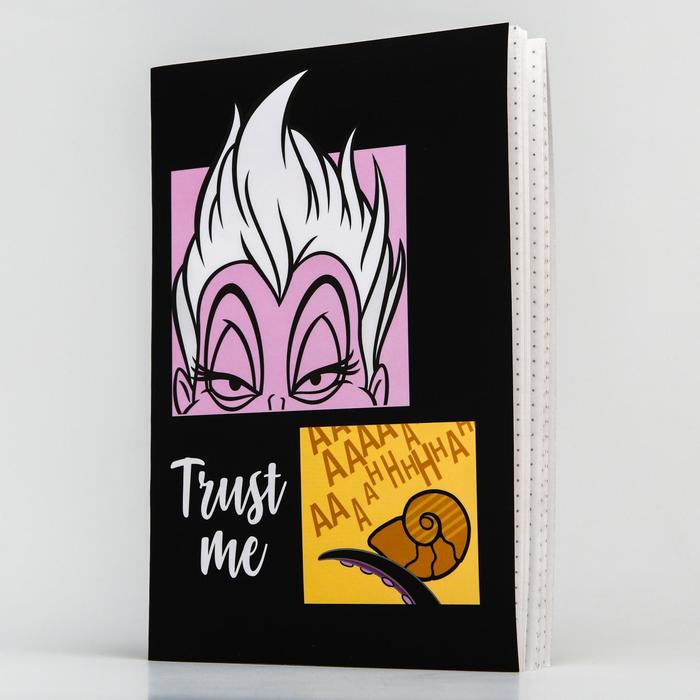 Тетрадь софт-тач А5, 40 листов, "Урсула", Villians
Тетрадь софт-тач А5, 40 листов, "Урсула", Villians