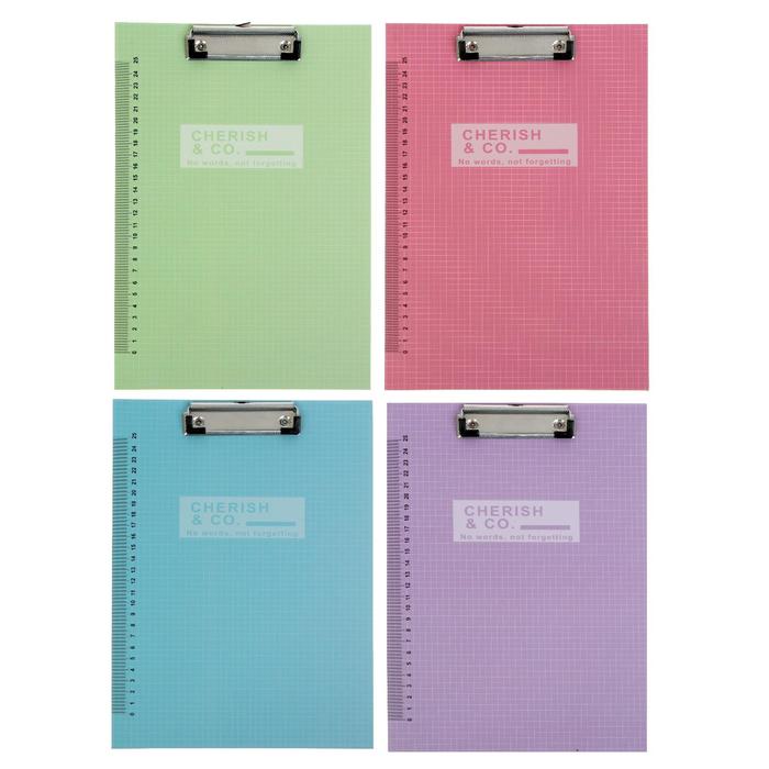 Планшет с зажимом Calligrata "Пастель" А4, картон, с линейкой, МИКС
Планшет с зажимом Calligrata "Пастель" А4, картон, с линейкой, МИКС