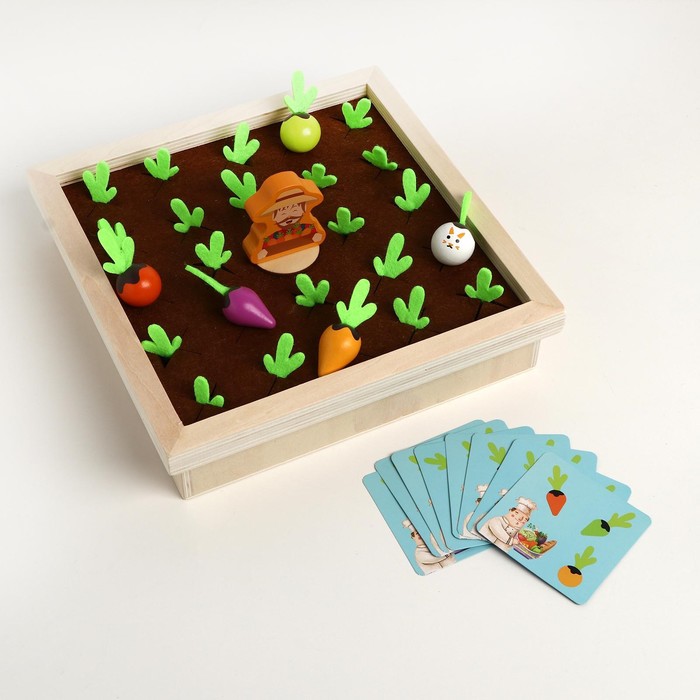 Развивающая игра для памяти «Огород» 25 × 25 × 6 см
Развивающая игра для памяти «Огород» 25 × 25 × 6 см