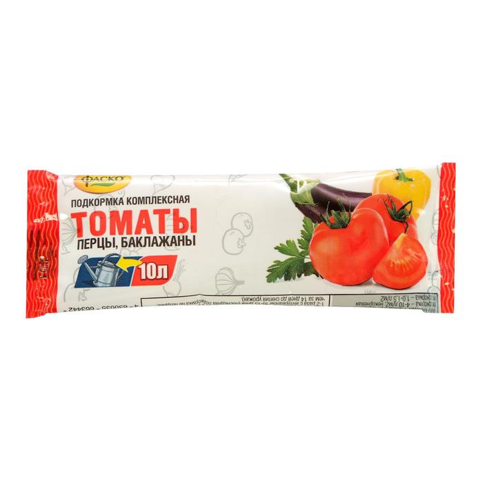 Удобрение сухое Фаско минеральное Томаты водорастворимое, 10 г
Удобрение сухое Фаско минеральное Томаты водорастворимое, 10 г