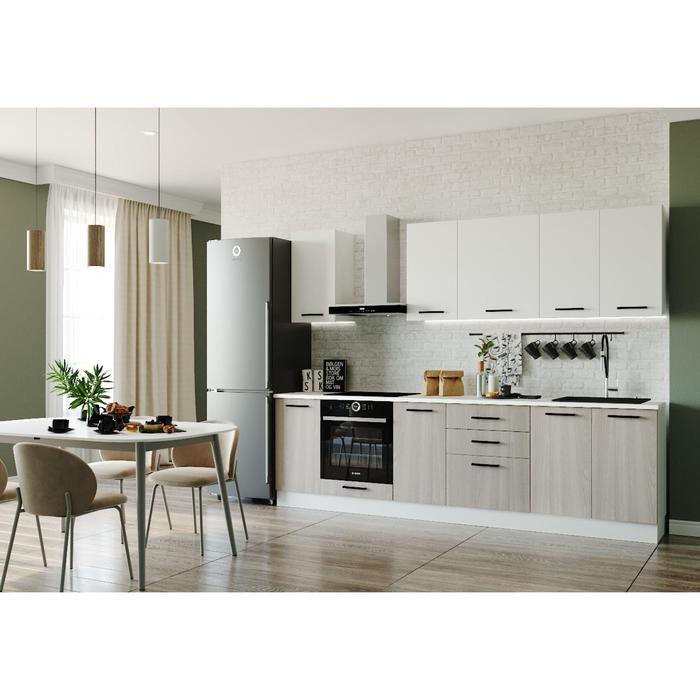 Кухонный гарнитур Демо 2832х600 Белый/Мрамор Марквина белый/ Жемчуг,Шимо св
Кухонный гарнитур Демо 2832х600 Белый/Мрамор Марквина белый/ Жемчуг,Шимо св