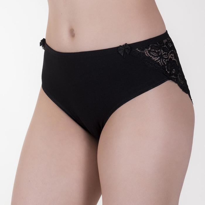 Трусы женские слипы, цвет чёрный р-р 50-52(XL)
Трусы женские слипы, цвет чёрный р-р 50-52(XL)