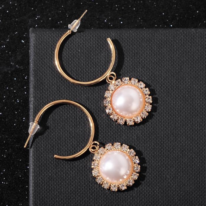 Серьги с жемчугом "Карелия" круг в стразах, цвет белый в золоте, d=2,5
Серьги с жемчугом "Карелия" круг в стразах, цвет белый в золоте, d=2,5