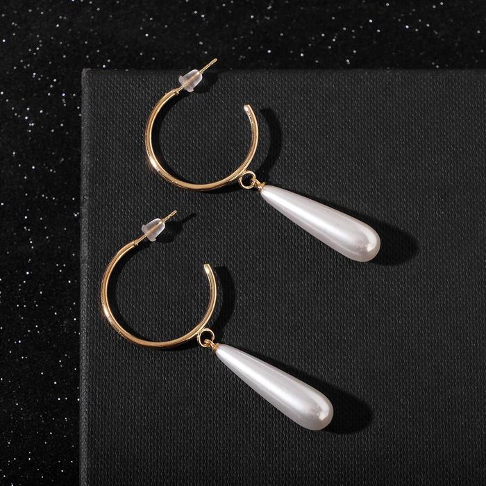 Серьги с жемчугом "Карелия" капля узкая, цвет белый в золоте, d=2,5
Серьги с жемчугом "Карелия" капля узкая, цвет белый в золоте, d=2,5