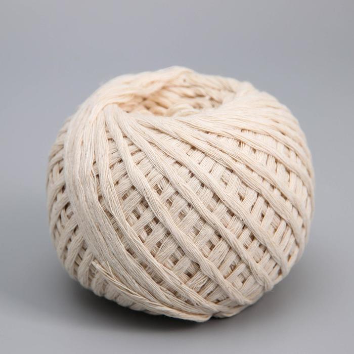 Шпагат х/б, 1200 текс, 100 м, цвет белый
Шпагат х/б, 1200 текс, 100 м, цвет белый