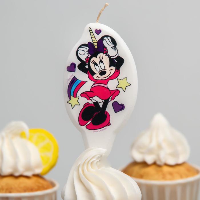 Свеча в торт "С Днем Рождения!", Единорог, Минни Маус
Свеча в торт "С Днем Рождения!", Единорог, Минни Маус