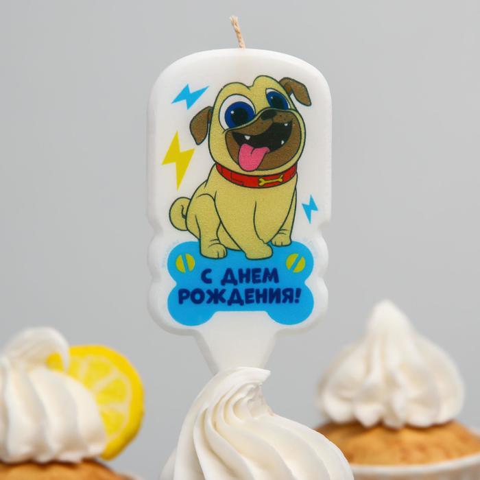 Свеча в торт "С Днем Рождения", Дружные мопсы
Свеча в торт "С Днем Рождения", Дружные мопсы