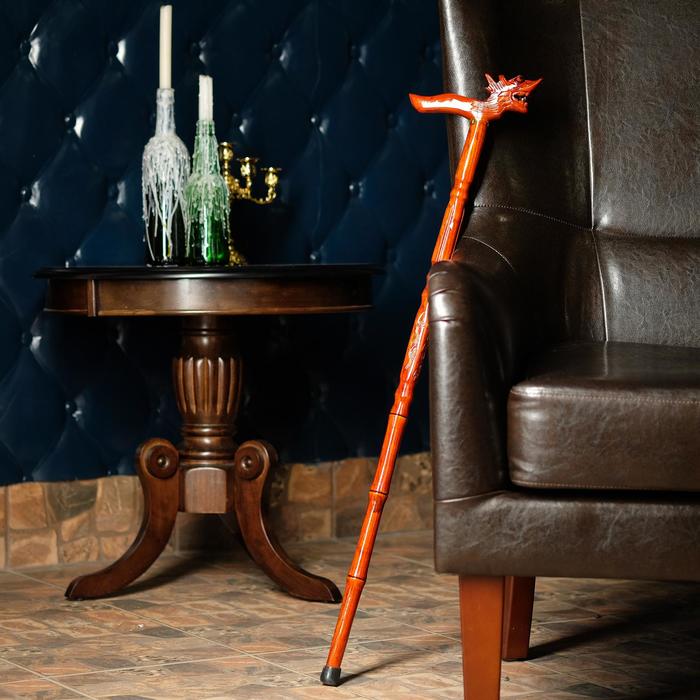 Трость сувенирная 90см, рукоять дракон, резная
Трость сувенирная 90см, рукоять дракон, резная