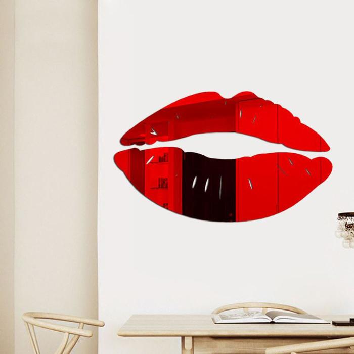 Декор настенный "Губы", из акрила, зеркальный 35 х 7 см, 36 х 9 см 
Декор настенный "Губы", из акрила, зеркальный 35 х 7 см, 36 х 9 см