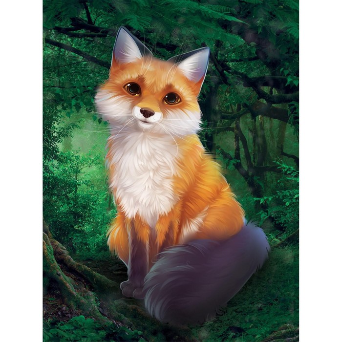 Алмазная мозаика на подрамнике 30x40 с частичным заполнением «Лиса»
Алмазная мозаика на подрамнике 30x40 с частичным заполнением «Лиса»