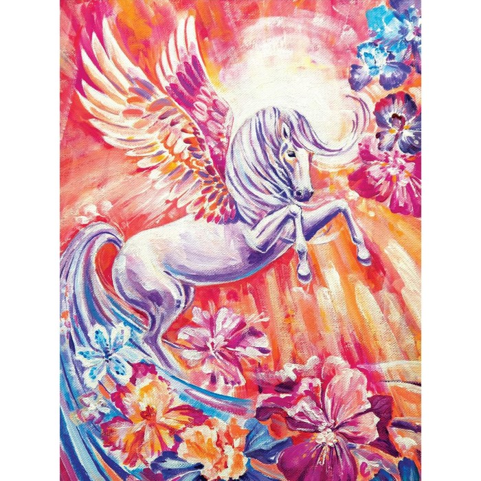 Алмазная мозаика на подрамнике 30x40 с полным заполнением «Пегас»
Алмазная мозаика на подрамнике 30x40 с полным заполнением «Пегас»