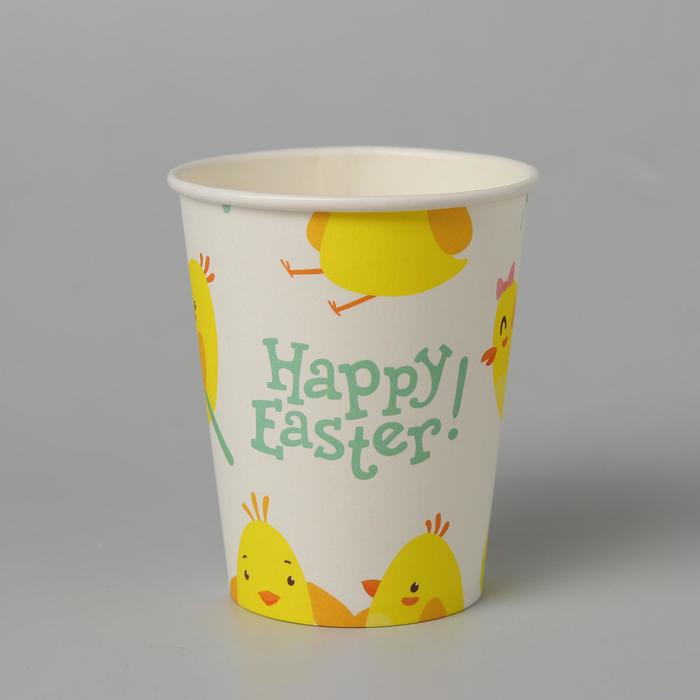Стакан бумажный «Счастливой Пасхи», цыплёнок, набор 6 шт.
Стакан бумажный «Счастливой Пасхи», цыплёнок, набор 6 шт.