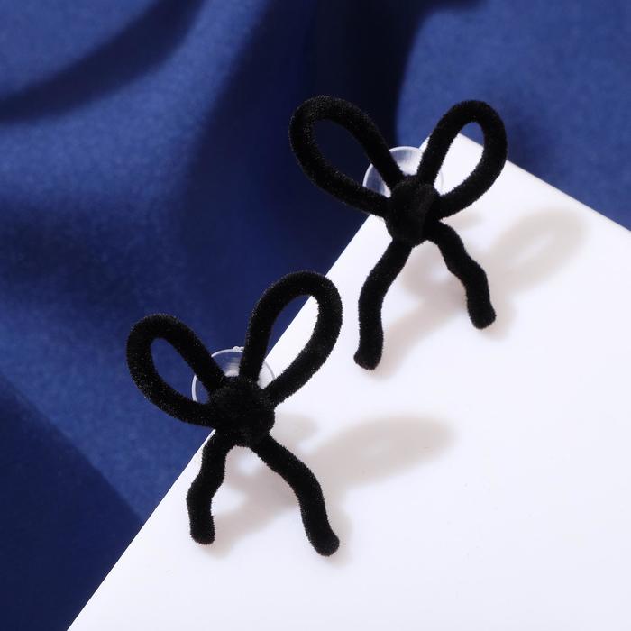 Серьги ассорти "Бантики" кудрявые, цвет чёрный
Серьги ассорти "Бантики" кудрявые, цвет чёрный