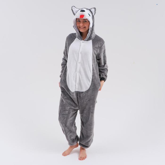 Кигуруми взрослый Хаски веселый 3D (S (150-160 см))
Кигуруми взрослый Хаски веселый 3D (S (150-160 см))