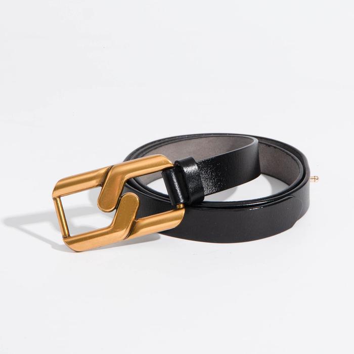 Ремень женский, ширина 2,8 см, пряжка металл, цвет чёрный
Ремень женский, ширина 2,8 см, пряжка металл, цвет чёрный