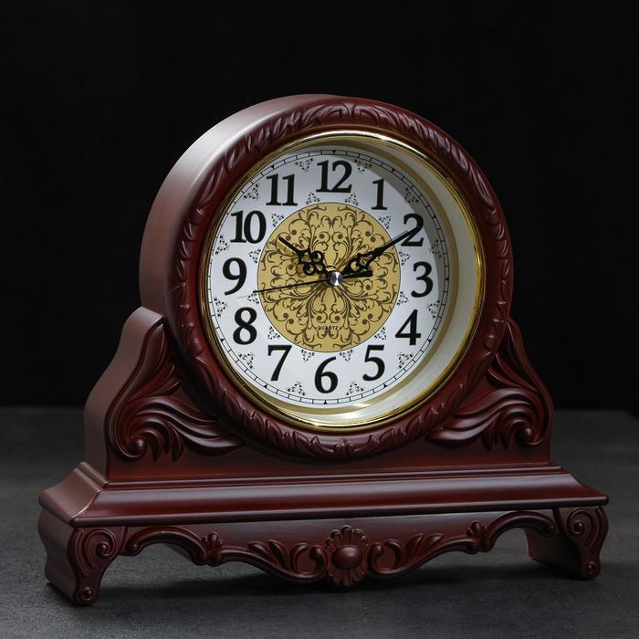 Часы настольные "Амарфи", плавный ход, d=16.5 см, 1 АА, коричневый
Часы настольные "Амарфи", плавный ход, d=16.5 см, 1 АА, коричневый