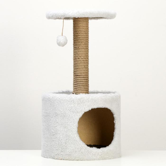 Домик с когтеточкой круглый, 34 х 34 х 64 см, светло-серый
Домик с когтеточкой круглый, 34 х 34 х 64 см, светло-серый