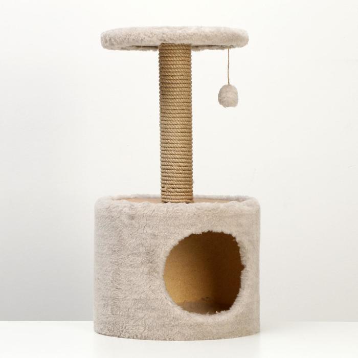 Домик с когтеточкой круглый, тёмно-бежевый, 34 х 34 х 64 см
Домик с когтеточкой круглый, тёмно-бежевый, 34 х 34 х 64 см