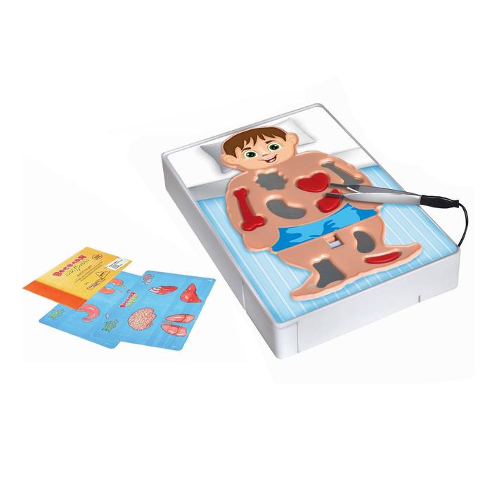 Настольная обучающая игра «Веселая анатомия», работает от батареек, в пакете
Настольная обучающая игра «Веселая анатомия», работает от батареек, в пакете