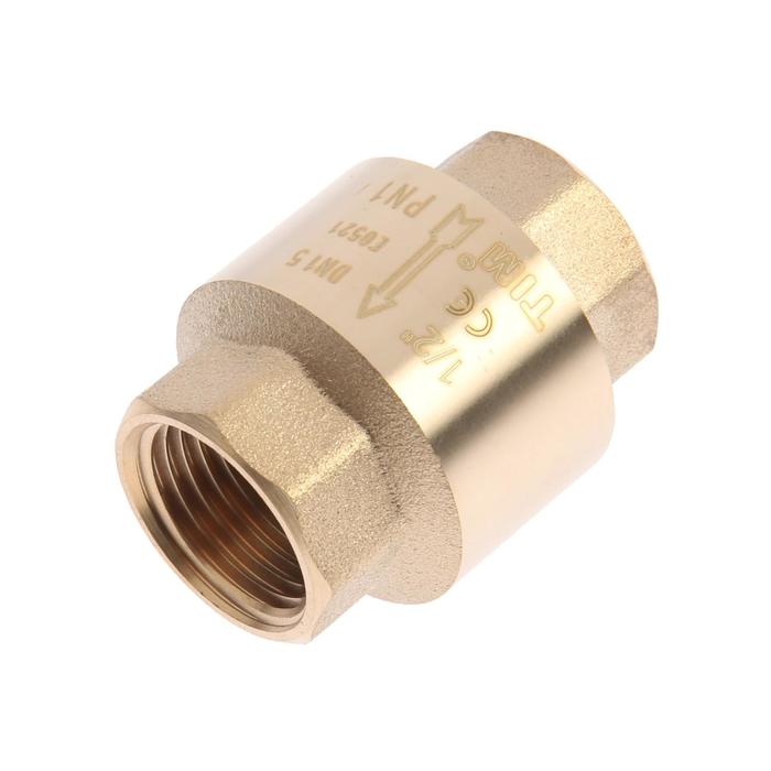 Клапан обратный TIM JH-1010std, 1/2", внутренняя/внутренняя резьба, латунный сердечник
Клапан обратный TIM JH-1010std, 1/2", внутренняя/внутренняя резьба, латунный сердечник