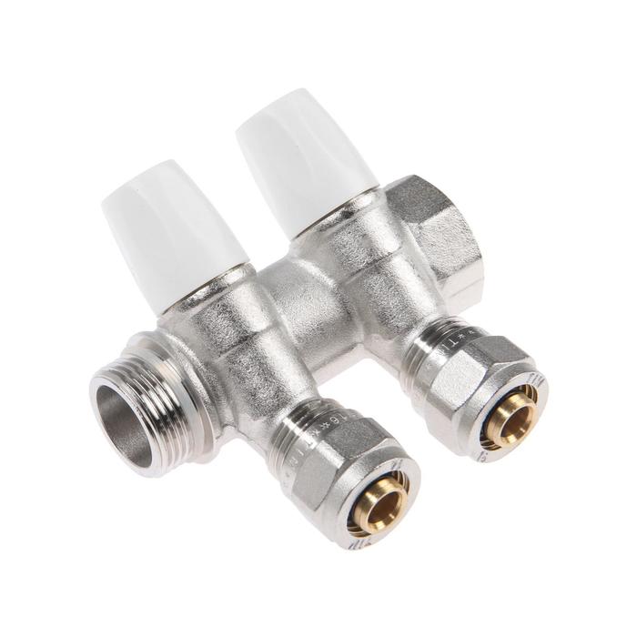 Коллектор TIM MR135N-3/4-C-2, 3/4"х16 мм, внутренняя/наружная, 2 выхода, 45°, с вентилями 
Коллектор TIM MR135N-3/4-C-2, 3/4"х16 мм, внутренняя/наружная, 2 выхода, 45°, с вентилями