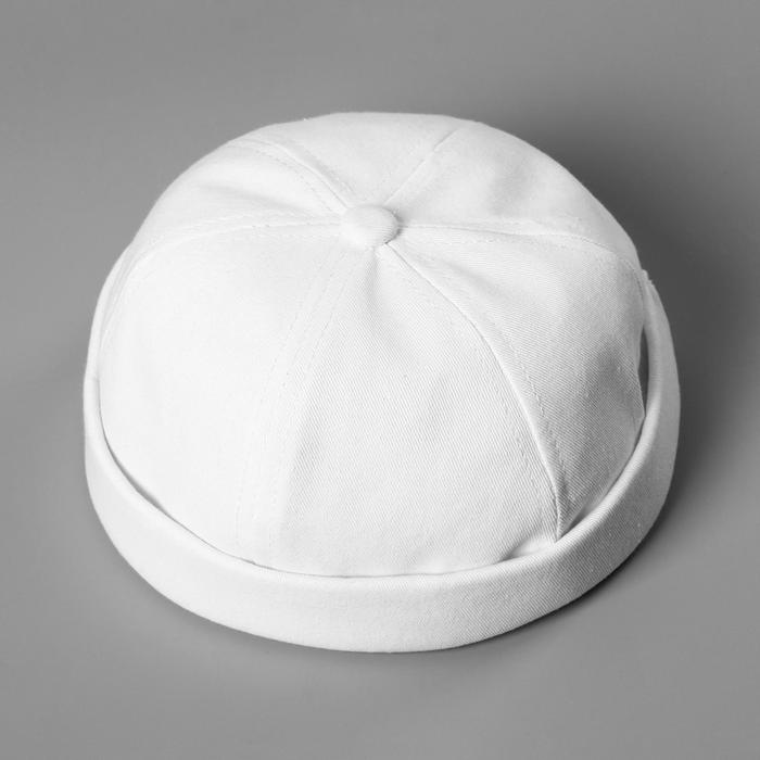 Кепка без козырька, белая, 56 см
Кепка без козырька, белая, 56 см
