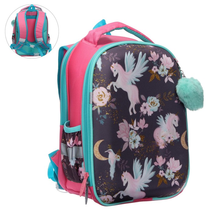 Рюкзак каркасный школьный, Calligrata Probag "Единорожки", 38 х 30 х 17 см
Рюкзак каркасный школьный, Calligrata Probag "Единорожки", 38 х 30 х 17 см