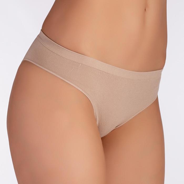 Трусы женские бесшовные бразилиано, цвет бежевый (naturale gul), размер 50-52 (L) 
Трусы женские бесшовные бразилиано, цвет бежевый (naturale gul), размер 50-52 (L)