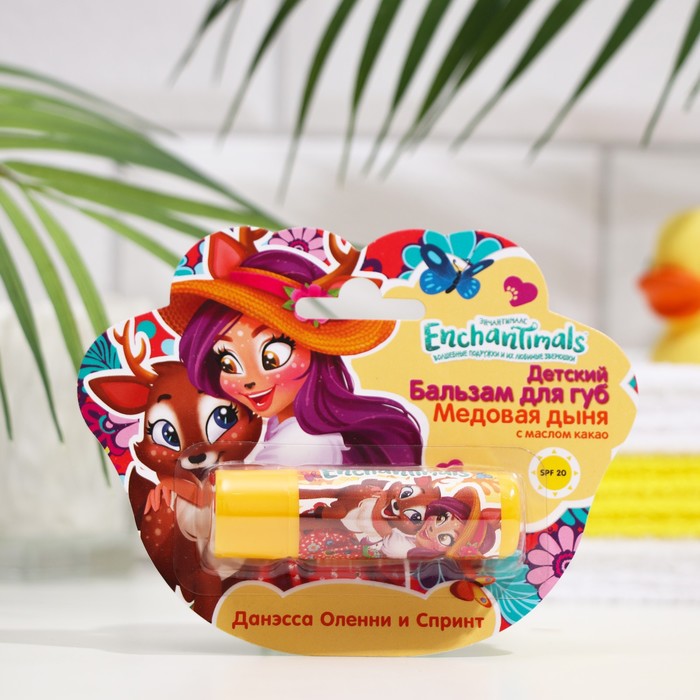 Детский бальзам для губ Enchantimals «Данесса Оленни и Спринт», медовая дыня с маслом какао, 4,2 г
Детский бальзам для губ Enchantimals «Данесса Оленни и Спринт», медовая дыня с маслом какао, 4,2 г