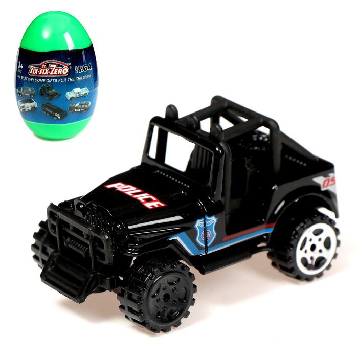 Машина металлическая в яйце «Полиция», масштаб 1:64, МИКС
Машина металлическая в яйце «Полиция», масштаб 1:64, МИКС