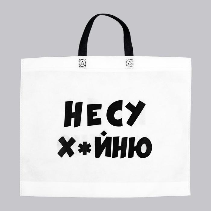 Пакет с петлевой ручкой "Несу х.", 43 х 52 см
Пакет с петлевой ручкой "Несу х.", 43 х 52 см