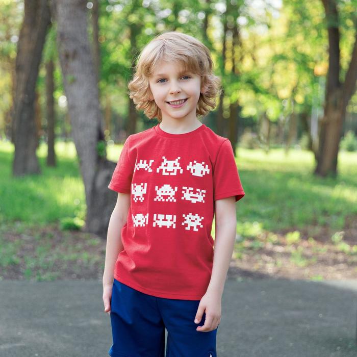 Футболка для мальчиков, рост 110 см, цвет красный
Футболка для мальчиков, рост 110 см, цвет красный